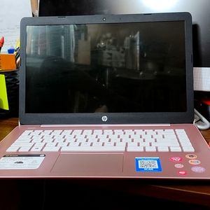 HP Stream Laptop in ROSE PINK